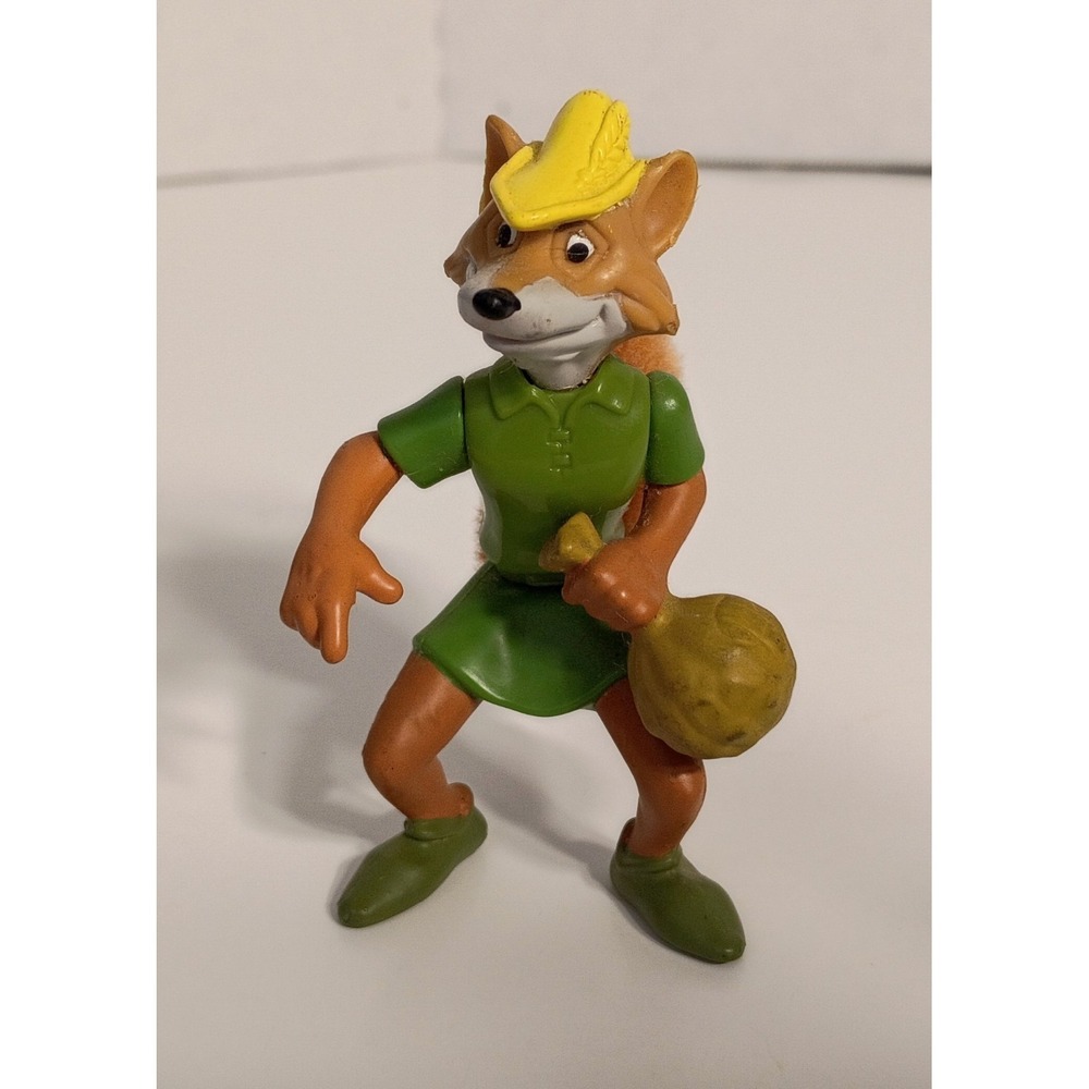 Vintage 1995 Walt Disney Masterpiece Collection Robin Hood Figure McDonalds Toy